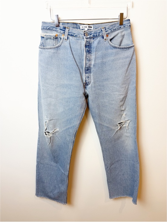 Re/Done Denim - Re/Done x Levi's | High Rise Distressed Vintage Jeans